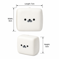 Nouveauté 2026 : Jouet Squishy Minimaliste Blanc en Forme de Tofu, Doux et à Rebond Lent, Anti-Stress