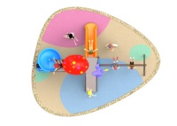 Équipements de terrain de jeux pour enfants à bas prix, équipements en plastique pour parcs d'attractions, divertissement commercial, toboggan de terrain de jeux extérieur