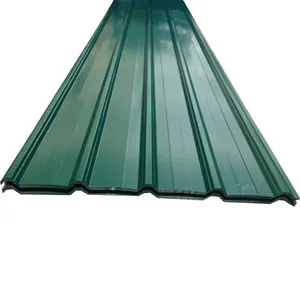 Lembar atap warna-warni dilapisi seng logam lembaran bergelombang kualitas tinggi