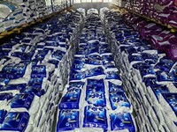 Échantillon Gratuit – Lessive en Poudre Parfumée Écologique Jetable 1KG pour Vêtements