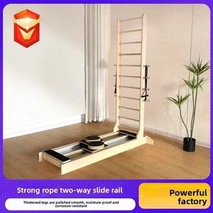 Custom Maple Two-way Ladder <b>Bed</b> Reformer MJD AA05 Core Dual Track <b>Sliding</b> Yoga Stretching Fitness Equipment - Product Image 4