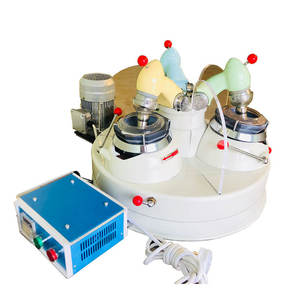 Broyeur à tête triple en agate pour échantillons de minerai métallique/sable de silice, broyeur à sec pour poudre de 200 mesh, broyeur en agate pour laboratoire - Product Image 1