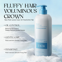 Shampooing parfumé ODM au sel marin et aux acides aminés, contrôle du sébum, rafraîchissant, lissant et adoucissant