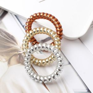 Ensemble de Grands Elastiques à Cheveux en Fil de Téléphone pour Femmes et Filles - Product Image 4