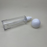 Flacon de fond de teint liquide à vente chaude de 50/120/150 ml avec bouchon sphérique, flacon d'essence cosmétique en PET, flacon de lotion en plastique à paroi épaisse