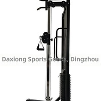 Appareil de musculation multifonctionnel pour usage commercial et domestique, avec poulie haute et poulie basse pour exercices de musculation des bras et des épaules