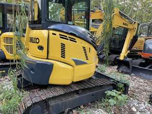 Mini-excavatrice sur chenilles d'occasion Kobelco SK35 3,5 tonnes d'origine japonaise, 90% neuve, certifiée EPA/CE, boîte de vitesses, pompe, agriculture flexible - Product Image 2