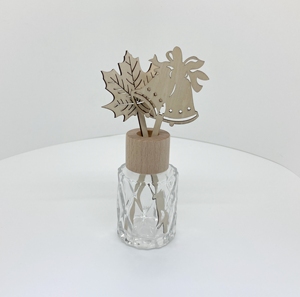 Wholesale Reed Diffuser Bottle Wooden <b>Perfume</b> Cover for Small Glass Jar Wood Lid <b>Aromatic</b> Wood <b>Perfume</b> Cover - Product Image 5
