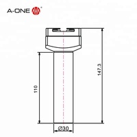 Système de goupille de contrôle de A-ONE 3R tige de commande marco pour l'alignement sur la machine CNC EDM 3A-100056