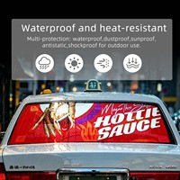Écran LED numérique pour voiture OEM 4G GPS, affichage sur la lunette arrière, écran de taxi, réglage de la luminosité, panneau publicitaire LED couleur pleine