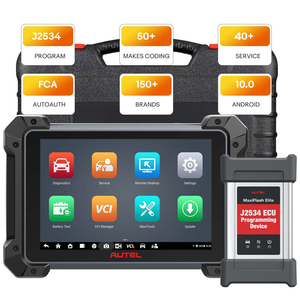 Autel MaxiCOM MK908 PRO II J2534 ECU Outils de programmation Diagnostic automobile Scanner OBD2 Support SCAN VIN et Pre & Post Scan - Product Image 1