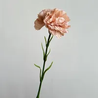 Bunga Anyelir Sentuhan Asli Buatan, Buket Hari Ibu, Dekorasi Pernikahan, Dekorasi Rumah, Pesta, Flora Anyelir