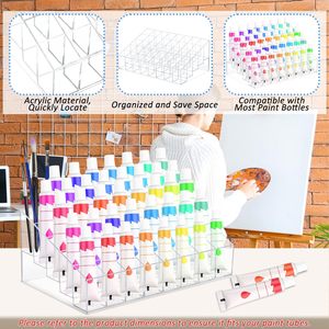 Giá trưng bày sơn <span class=keywords><strong>acrylic</strong></span>, tổ chức Sơn trong suốt, giá sơn <span class=keywords><strong>acrylic</strong></span> thích hợp cho màu nước nhỏ và sơn phun. - Product Image 5