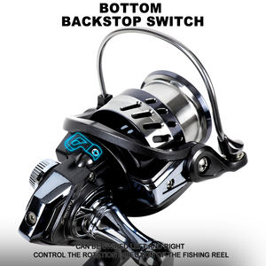 รอกตกปลาอเนกประสงค์4 + 1BB สแตนเลสแบริ่งแบบเกลี<span class=keywords><strong>ย</strong></span>วหมุนแขน CNC สลักด้วยเสียงระบบลากรอกตกปลา<span class=keywords><strong>น้ำ</strong></span>ทะเล - Product Image 6