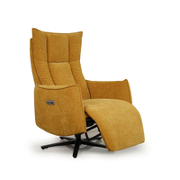 Fauteuil inclinable électrique pivotant en tissu chenille, canapé simple avec repose-pieds pour salon, meubles de maison