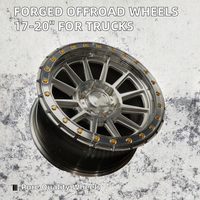 Jantes tout-terrain en alliage forgé VORGIN 5X150 6X139.7 8X6.5 polies usinées, design 17-20 pouces pour camions 4x4, compatibles Raptor ou Ram 2500