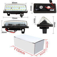 Adapté aux feux de plaque d'immatriculation LED Nissan TEANA, feux de plaque d'immatriculation Maxima