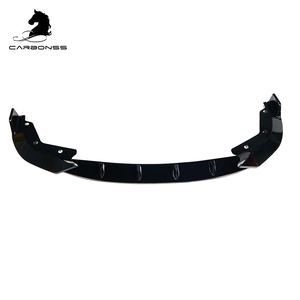 ABS negro brillante estilo <span class=keywords><strong>CP</strong></span> 3 piezas labio delantero aspecto agresivo fácil de instalar para BMW 3 Series G20 <span class=keywords><strong>M</strong></span> Tech 2019-2022 - Product Image 1