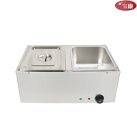 2025 Chauffe-plats électrique Bain Marie Buffet Casseroles Restaurant Affichage des aliments de haute qualité