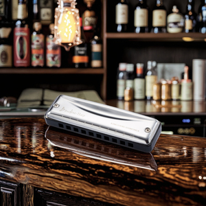 <span class=keywords><strong>Harmonica</strong></span> <span class=keywords><strong>diatonique</strong></span> professionnel durable et écologique à <span class=keywords><strong>10</strong></span> <span class=keywords><strong>trous</strong></span> avec couvercle en acier inoxydable et plaque de lamelles en laiton de style blues - Product Image 2