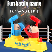 Juego de Martillos Dobles Rojo y Azul, Juguete de Batalla para Dos Jugadores, Tema de Robots, Entrenamiento de Velocidad de Reacción, Interacción Padre-Hijo, Funciona con Pilas