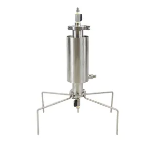 Ss304 blast extractor closed column pressure extractor With Hole End Cap CN ZHE rf ss304 forged essential oil extractor ce 3a 3a pressure extractor