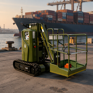 Plataforma Elevadora de Trabajo Aéreo Tipo Crawler de 7.2m y 200kg, Elevación Vertical Todoterreno para Construcción en Terrenos Difíciles, OEM Disponible - Product Image 4