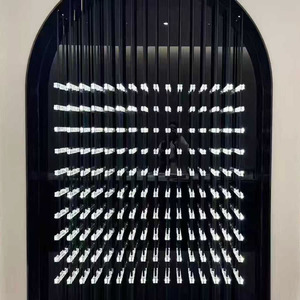 Venta caliente 3*3*30cm estante de vino acrílico soporte de exhibición de montaje en pared con clavijas cuadradas para muebles para el hogar - Product Image 4