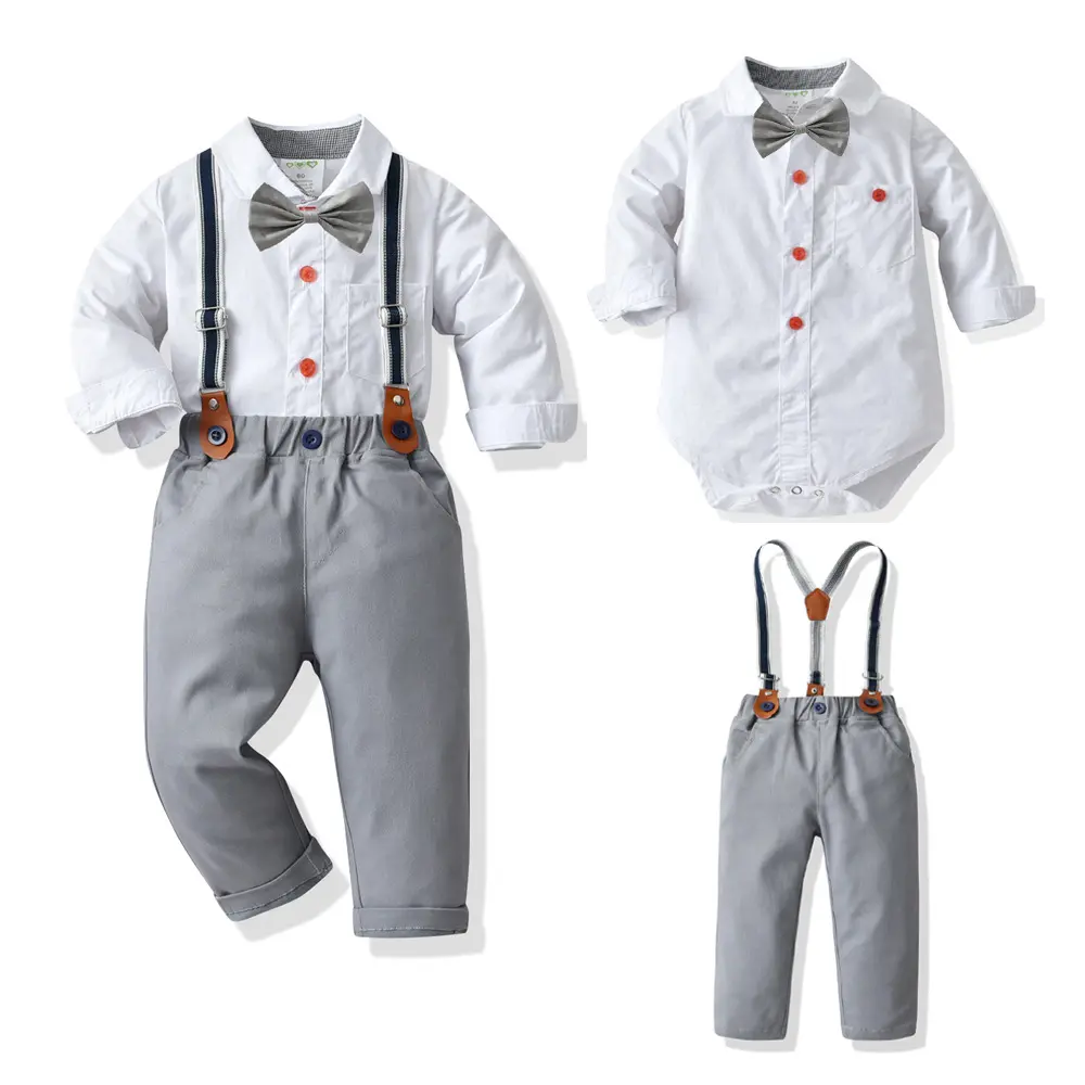 Factory Directly Kids Clothing Store Toddler Boys Outfits Baby Newborn Romper Set