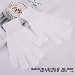 Sarung Tangan Rajut Warna Polos Lembut Anti Beku Hangat Musim Dingin Gaya Korea untuk Olahraga dengan Logo Kustom - Product Image 4