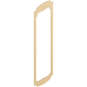 Adattatore per piastra piatta 3M in ottone, lunghezza 40 mm, larghezza 10 mm, altezza 0,6 mm, accessorio per cablaggio - Product Image 1