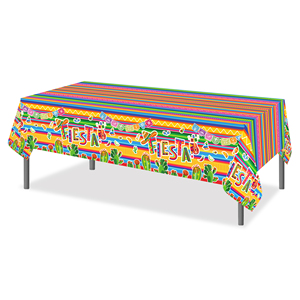 Huancai <strong>Mexican</strong> <strong>Party</strong> Table Cloth Fiesta Taco Cactus Plastic Tablecloth Disposable Table Cover for Cinco De Mayo <strong>Party</strong> <strong>Supplies</strong> - Product Image 3
