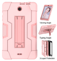 Design de luxe Anti-chute Heavy Duty Étanche Robuste Tab 8 pouces étui pour Alcatel 2020 9032W Couverture avec support dur
