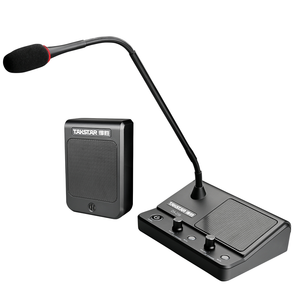 【新品未使用】Talker star本体のみ３万円！ 消音チャンバー付5万円 TAKSTAR DA-239 Microphone Intercom System for Banks & Hospitals