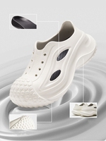 Sabots en EVA personnalisables (LOGO/couleur) – Tendance, style simple, ajourés, pour couple, hommes et femmes, chaussures à trous à semelle épaisse