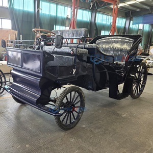 Modern <b>Double</b>-row Luxury Horse-drawn Carriage for Christmas Party Romantic Sightseeing & Special Transportation - Product Image 4