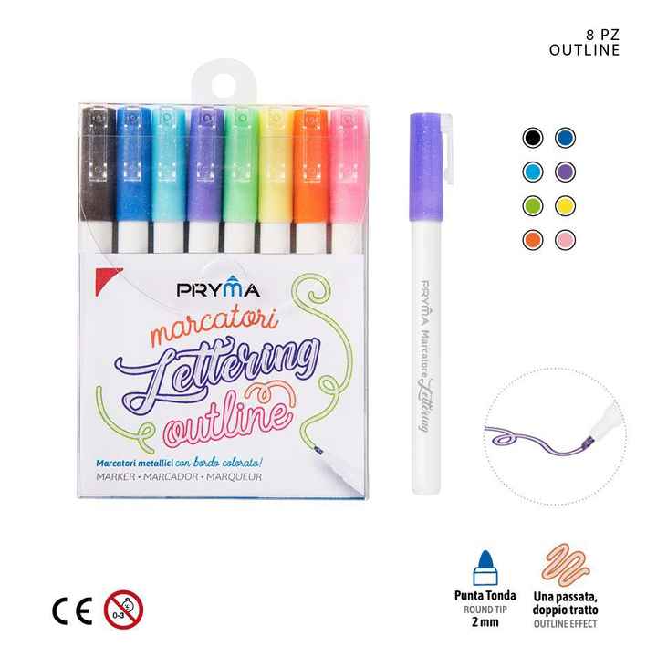 2mm contour marker 8pcs