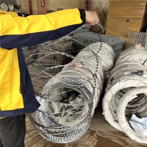 Alambre de Acero Inoxidable Bto-22 GBT-65, Alambre de Púas para Cercas, Malla Metálica en Forma de Navaja para Delimitar Aeropuertos - Product Image 6