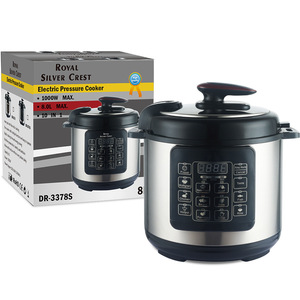 <span class=keywords><strong>Olla</strong></span> Arrocera Eléctrica Silver Crest de 1400W, <span class=keywords><strong>10</strong></span> en 1, de <span class=keywords><strong>Acero</strong></span> <span class=keywords><strong>Inoxidable</strong></span>, con Capacidad de <span class=keywords><strong>10</strong></span> <span class=keywords><strong>Litros</strong></span>, <span class=keywords><strong>Olla</strong></span> <span class=keywords><strong>a</strong></span> <span class=keywords><strong>Presión</strong></span> Eléctrica - Product Image 5