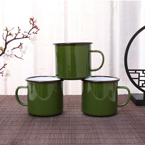 High-Value 12oz White Enamel <strong>Mug</strong> Classic Custom Logo DIY Sublimation Blanks for Business Gifts <strong>Tin</strong> Camping <strong>Mug</strong> - Product Image 6