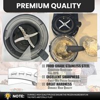 Couvercle extérieur réutilisable pour la machine à crème glacée Nin.ja Creami Deluxe, accessoires de remplacement pour NC500 NC501 NC501H CN501CO