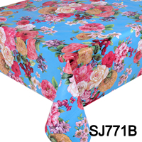 Couverture de Table en plastique transparent bon marché, nappe en PVC personnalisée