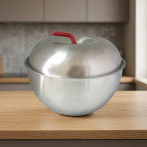Cubo para Hielo de Acero Inoxidable Ecológico con Diseño de Manzana - Product Image 3