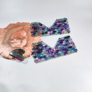 Oem Odm Jade <span class=keywords><strong>Eye</strong></span> Mask Fluorita natural <span class=keywords><strong>Eye</strong></span> Mask Facial Cooling Beauty Guasha <span class=keywords><strong>Spa</strong></span> Máscara facial de cristal tejida a mano para hombre - Product Image 3