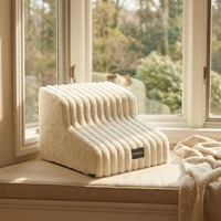 Escalier pour animaux de compagnie en mousse à mémoire de forme, marches d'escalade pour chiens et chats, accessoires pour meubles de salon