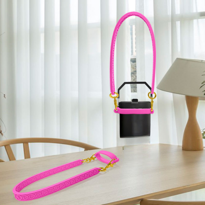 Silicone Heart Shape TEACH Crayon Coffee TEACH POWER Charm Beads Cool Lanyards for Teachers's Gifts Image 2