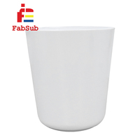 Gobelets en plastique personnalisés de conception vierge 3d 8OZ activité potable polymère sublimation tasse enfants logo bricolage sublimation tasse
