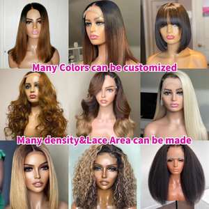 วิกผมบ๊อบสั้นทรง M แบบผมเวียดนามแท้ Remy 13x4  แบบไม่ต้องใช้กาว  พร้อมเชือกผูกผม HD  <span class=keywords><strong>ทรง</strong></span>ตรง  พร้อมไรผมต่ำแบบ Lagos - Product Image 6