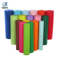 Rouleau de feutre en tissu polyester non tissé, doux, durable, couleurs assorties, pour projets d'artisanat DIY, couture, patchwork
