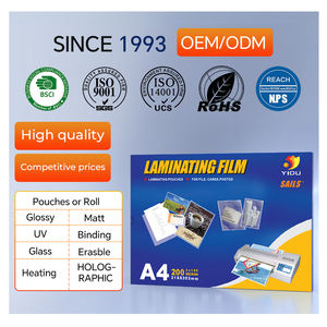 Pochettes de plastification thermique PET brillant personnalisé 5mil feuilles de plastifieuse taille lettre chaude 200 pièces 229x292mm <span class=keywords><strong>Film</strong></span> de plastification - Product Image 3